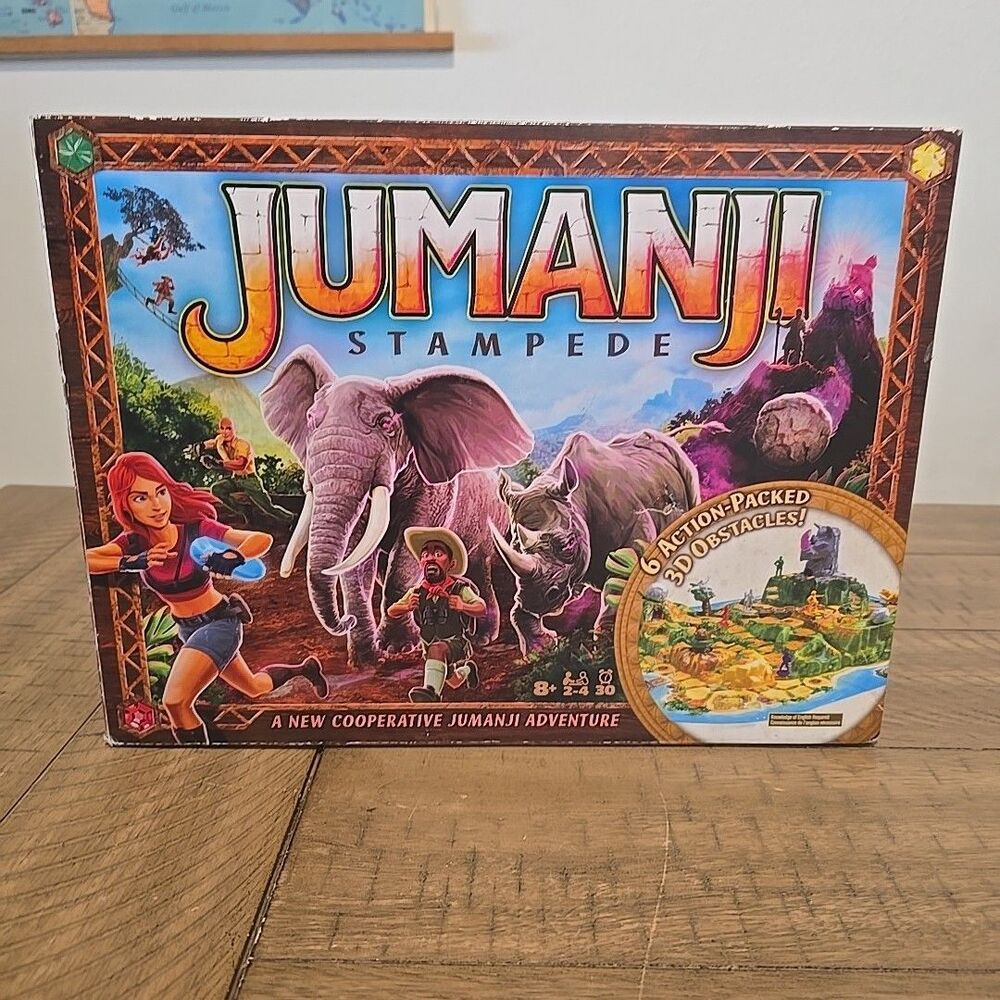 Jumanji Stampede 3D Board Game Spin Master 2023